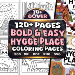 Bold and Easy Hygge Place Coloring Book