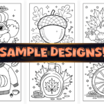 Bold and Easy Thanksgiving Coloring Pages