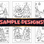 Bold and Easy Funny Christmas Coloring Pages