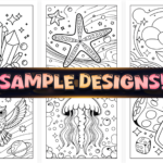 Bold and Easy Trippy & Groovy Coloring Pages Bundle