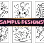 Cute Easy Cozy Girl Love Coloring Pages