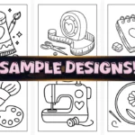 Bold Easy Creative Girly Coloring Pages