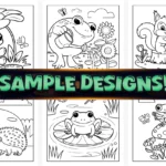 Bold Easy Little Garden Coloring Pages