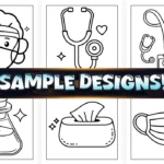 Bold Easy Medical Girly Coloring Pages