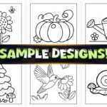 Bold Easy Nature Girly Coloring Pages
