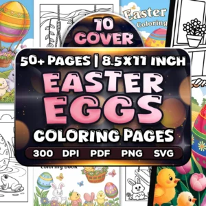 Easter Eggs Coloring Pages
