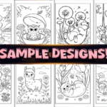 Animal in Flower Coloring Pages