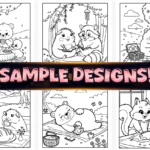 Bold Easy Spring Moments Coloring Pages