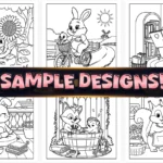 Bold Easy Spring Moments Coloring Pages