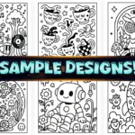 50+ Bold Easy Trippy Groovy Coloring Pages