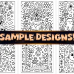 50+ Bold Easy Trippy Art Coloring Pages