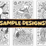 50+ Easy Trippy Summer Coloring Pages