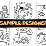 40+ Bold Easy Coffee Lover Coloring Pages