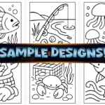 50+ Bold Easy Fishing Coloring Pages