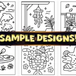50+ Bold Easy Summer Fun Coloring Pages