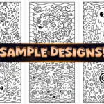 50+ Bold Easy Trippy Art Coloring Pages