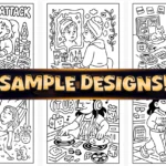 40+ Bold Easy Stoner Moments Coloring Pages