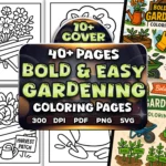 Gardening Coloring Pages