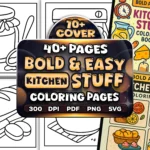 40+ Bold Easy Kitchen Stuff Coloring Pages