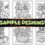 Gardening Coloring Pages