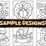 40+ Bold Easy Insects Coloring Pages