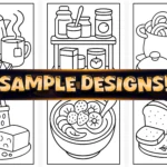40+ Bold Easy Kitchen Stuff Coloring Pages