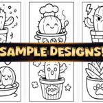 50+ Easy Potted Cuties Coloring Pages