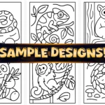50+ Bold Easy At the Zoo Coloring Pages