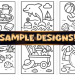60+ Easy On the Beach Coloring Pages