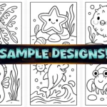 50+ Bold Easy Aquatic Animals Coloring Pages