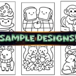 50+Bold Easy Cute Duos Coloring Pages