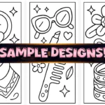 50+ Bold Easy Girl Fashion Coloring Pages