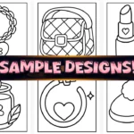 50+ Bold Easy Aesthetic Girl Coloring Pages