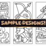 70+ Bold Easy Hunting Coloring Pages