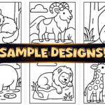 50+ Bold Easy At the Zoo Coloring Pages