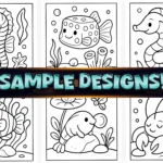 50+ Bold Easy Aquatic Animals Coloring Pages