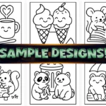 50+Bold Easy Cute Duos Coloring Pages