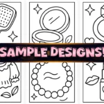 50+ Bold Easy Girl Fashion Coloring Pages