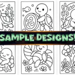 40+ Bold Easy Sea Turtle Coloring Pages