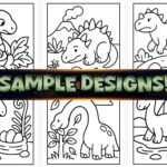 40+ Bold Easy Dinosaur Coloring Pages