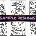 Bold Easy Spooky Corner Pages