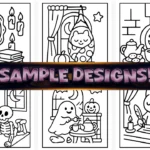 Bold Easy Spooky Corner Pages