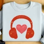 Faux Crochet Headphones PNG