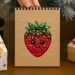 Faux Rhinestone Strawberry PNG