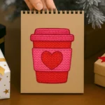Faux Crochet Coffee Cup PNG