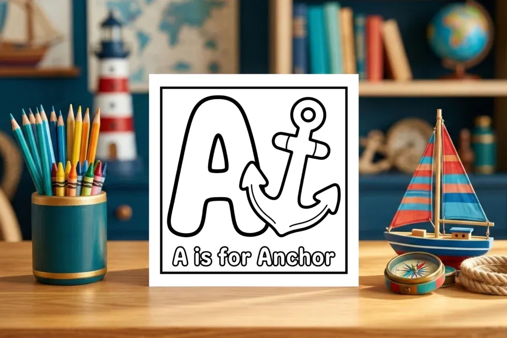 A is for Anchor Alphabet Activity