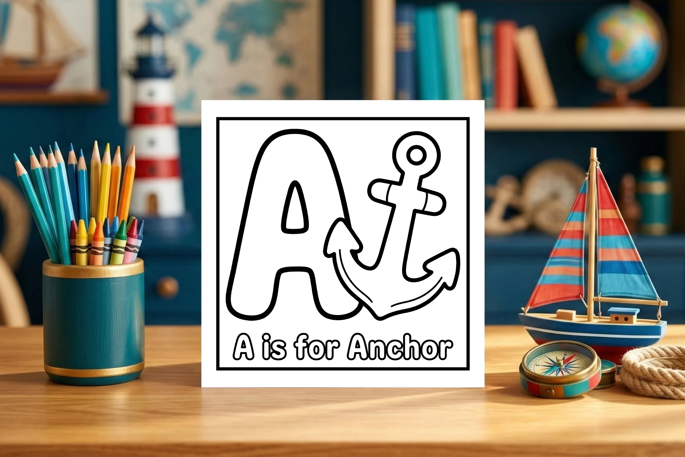 A is for Anchor Alphabet Activity