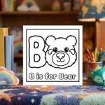 B is for Bear Letter Recognition Worksheet