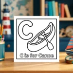 C is for Canoe Homeschool Activity