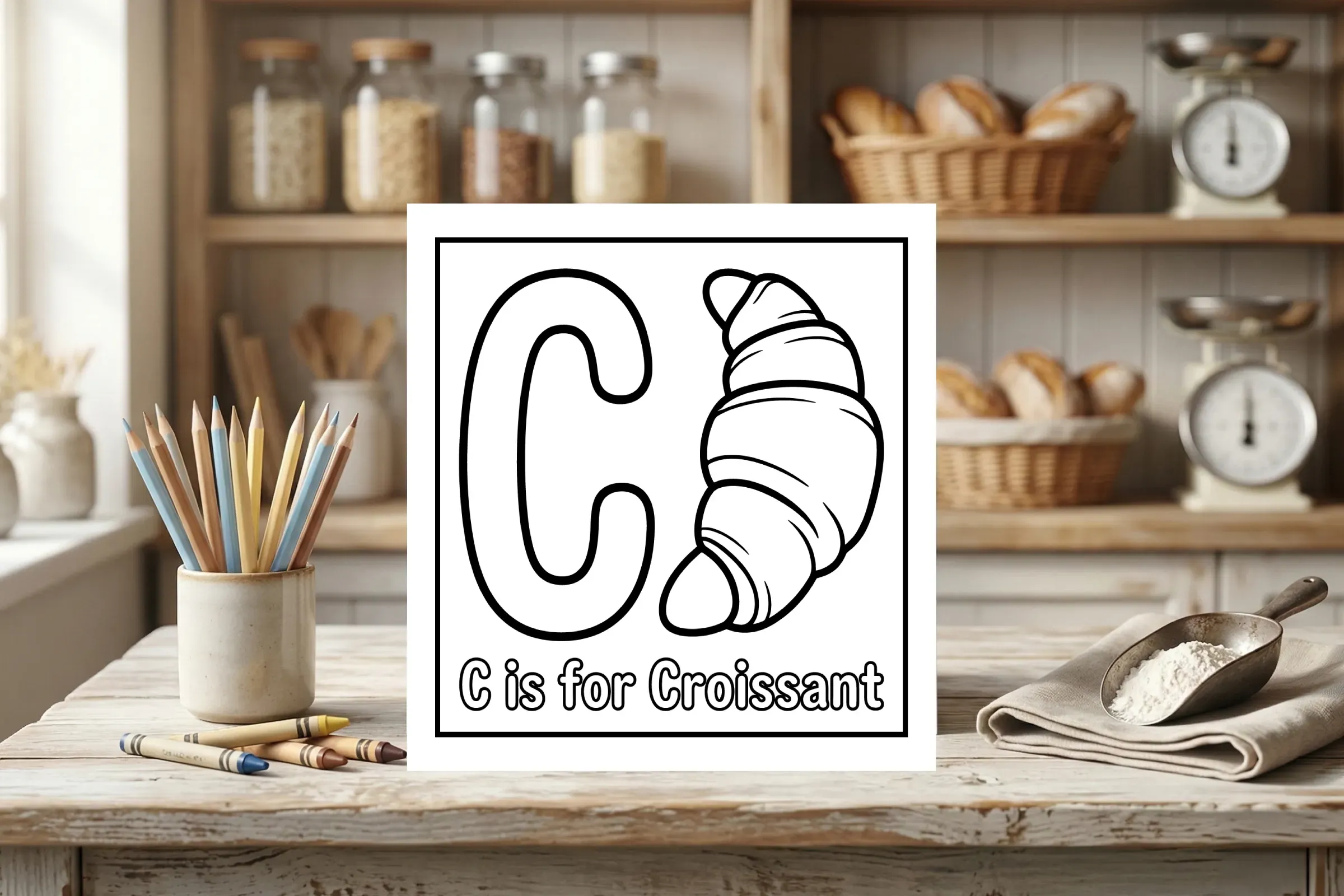 C is for Croissant